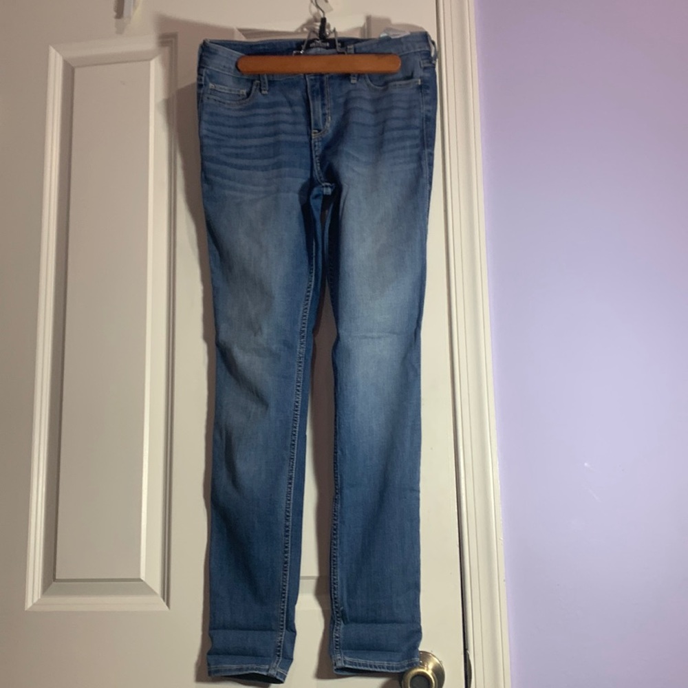 Medium wash skinny jean from Hollister